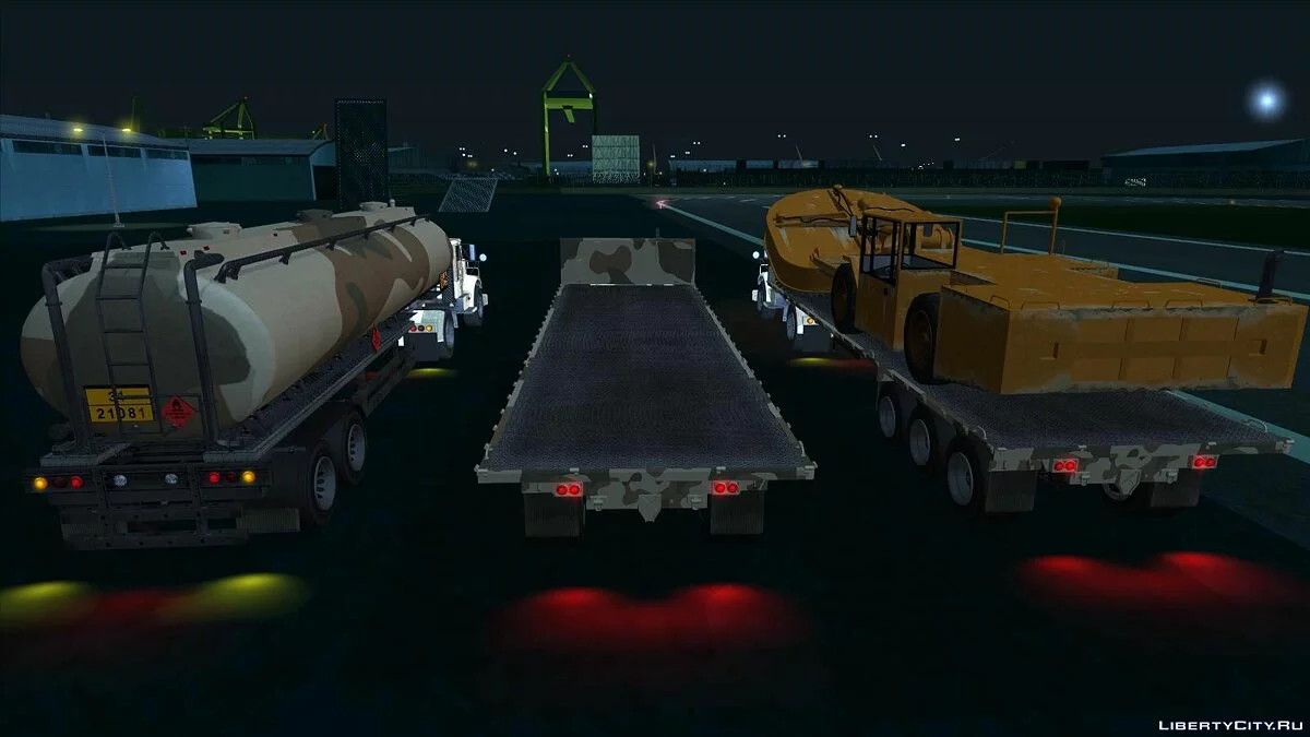 Пак армейских полуприцепов из GTA V / GTA San Andreas