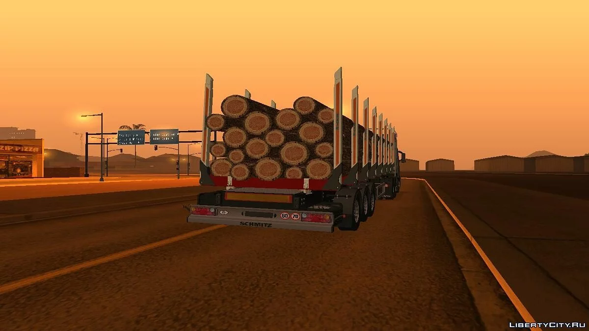 Лесовоз Schmitz / GTA San Andreas