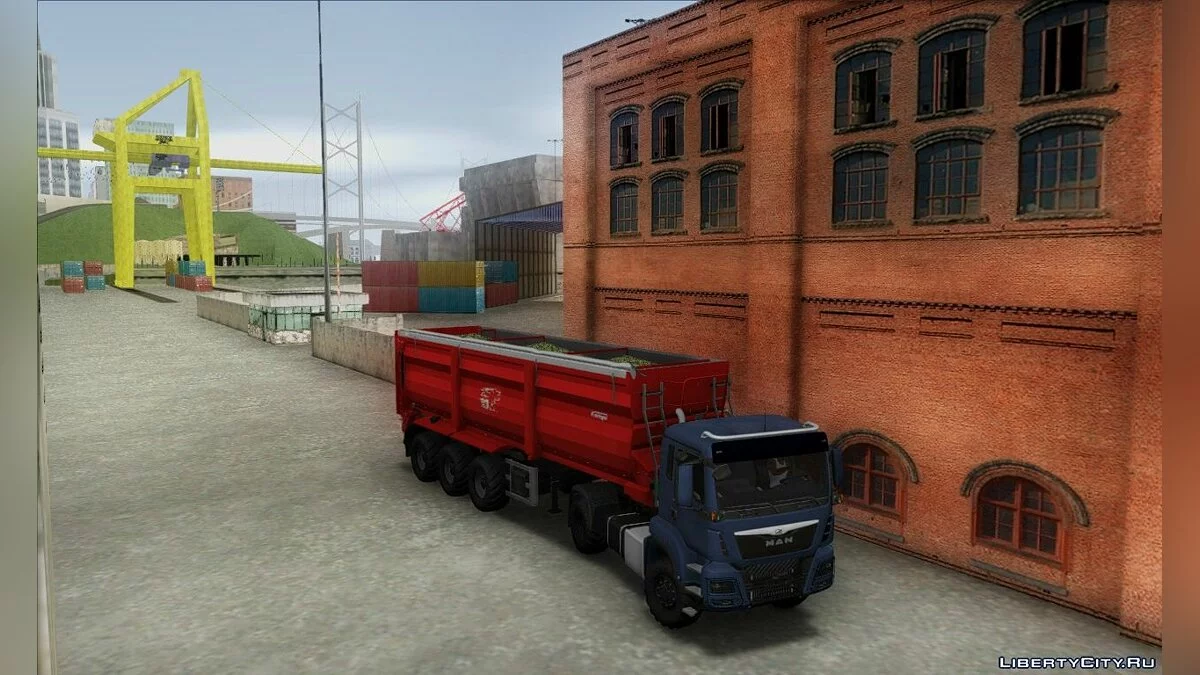 Полуприцеп - Krampe SB3060 mit Kupplung / GTA San Andreas