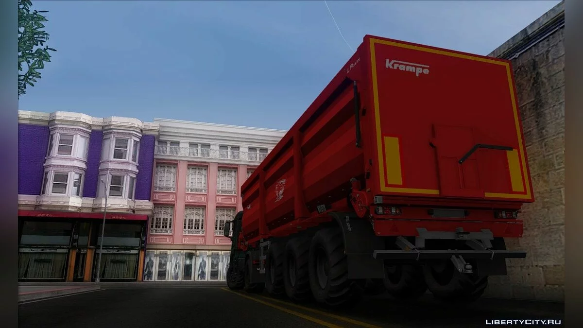 Полуприцеп - Krampe SB3060 mit Kupplung / GTA San Andreas