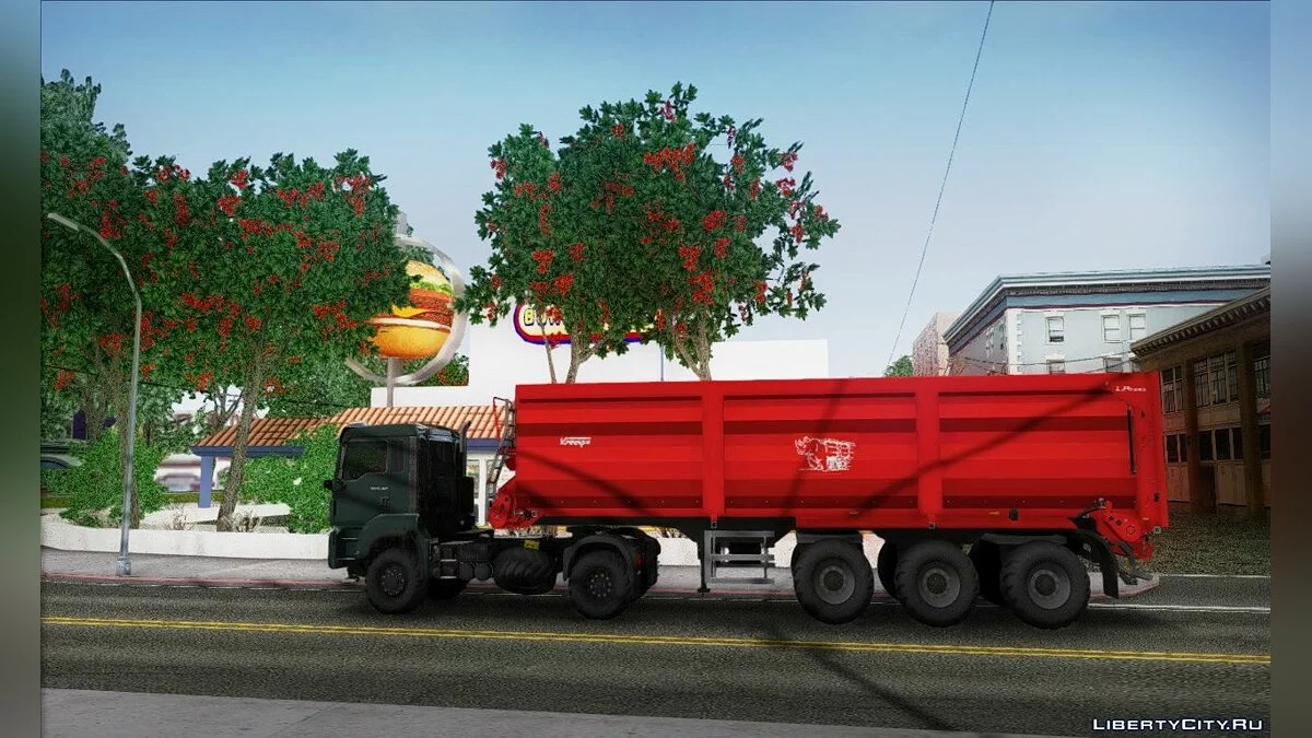Полуприцеп - Krampe SB3060 mit Kupplung / GTA San Andreas