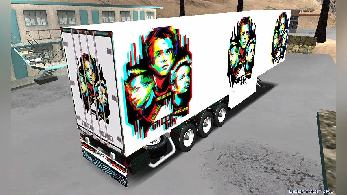 Remolque Green Day V.1 / GTA San Andreas