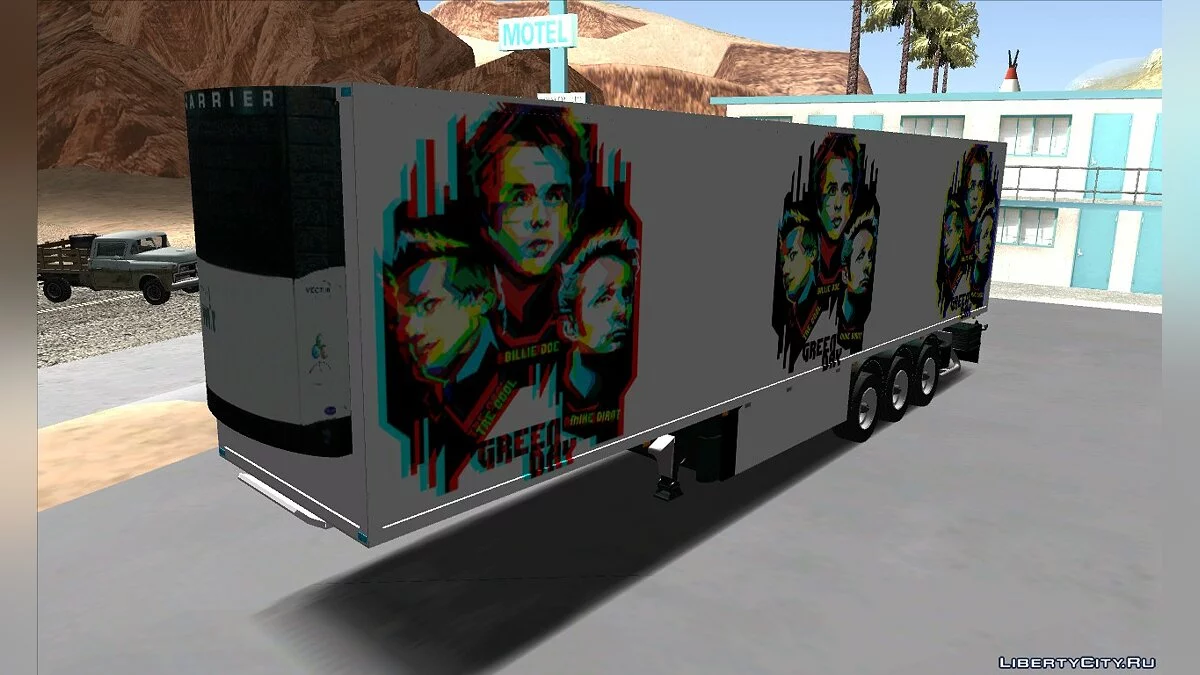Remolque Green Day V.1 / GTA San Andreas