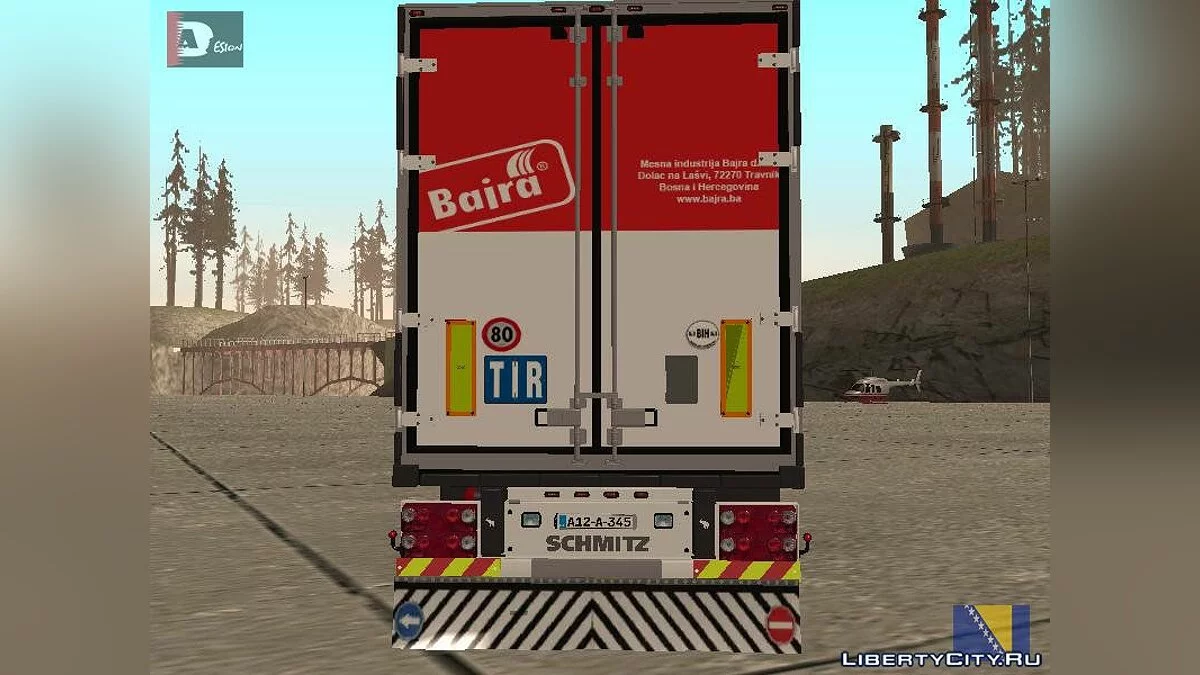 Прицеп фирмы Bajra / GTA San Andreas