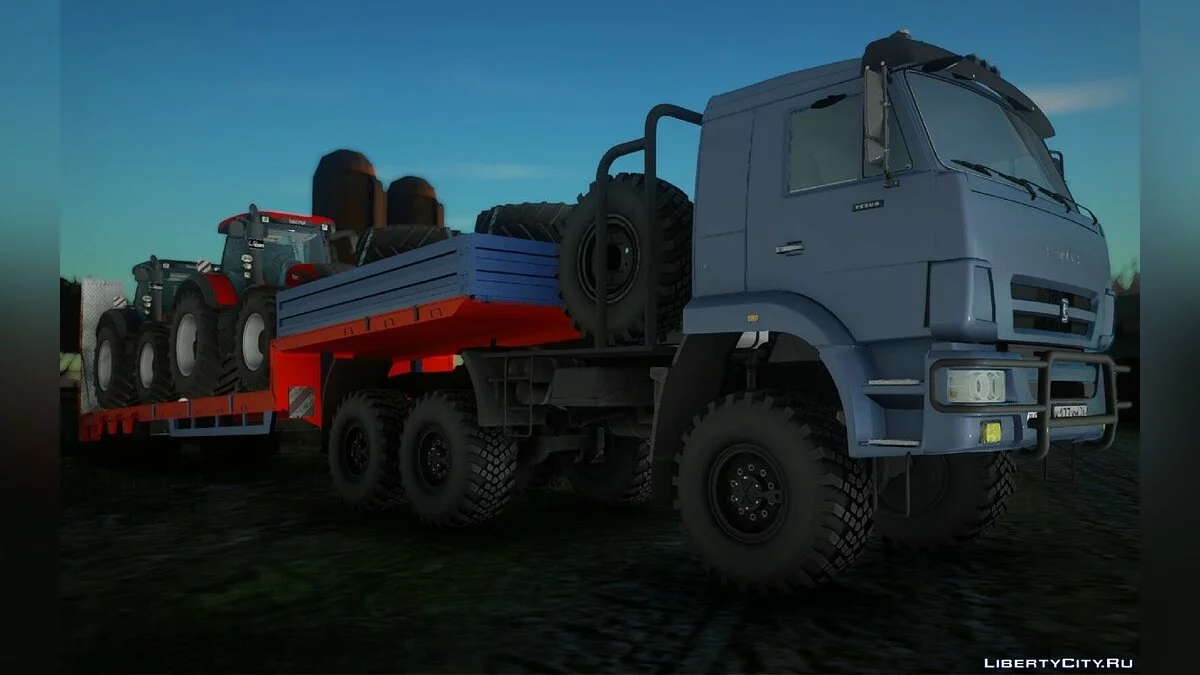 Трал с Тракторами Valtra S / GTA San Andreas