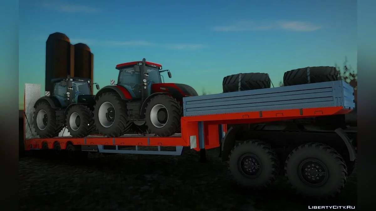 Трал с Тракторами Valtra S / GTA San Andreas