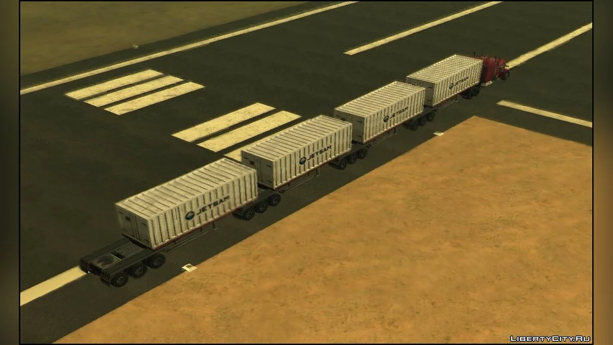 B-Double Roadtrain Trailers Pack [SA Style] / GTA San Andreas