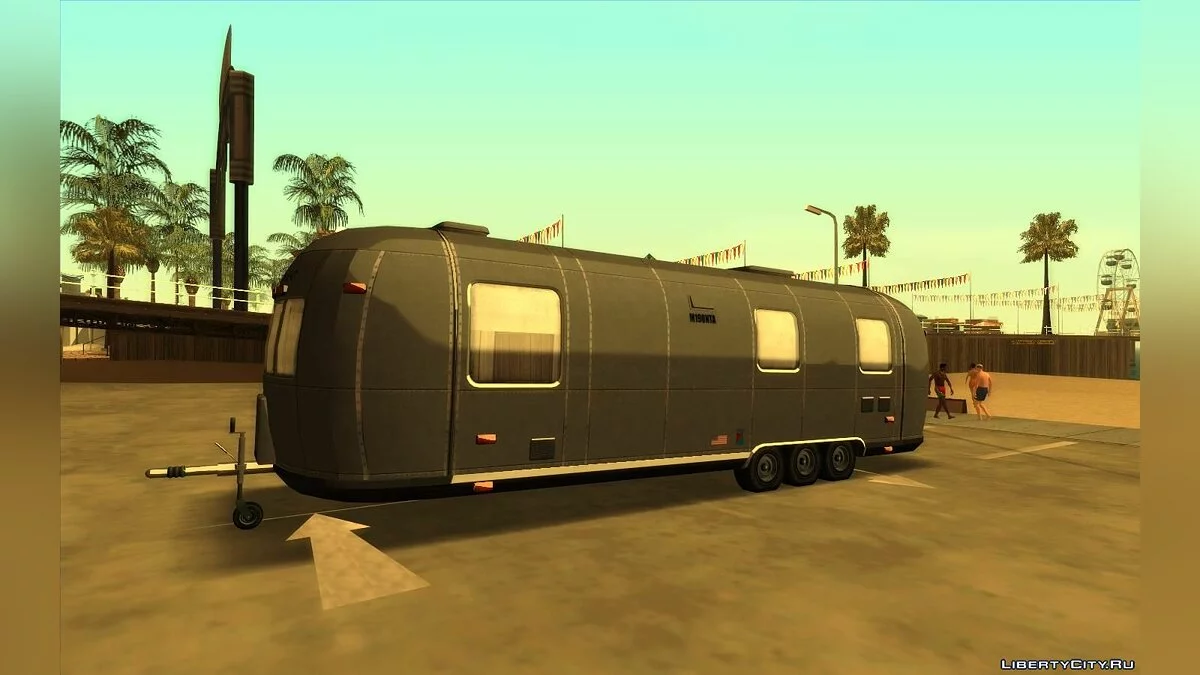 GTA 5 Albany White Liner Trailer / GTA San Andreas