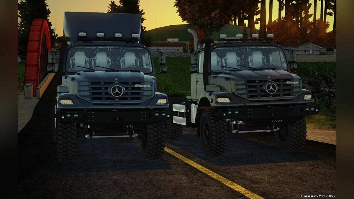 Mercedes-Benz Zetros 2733 Седельный тягач / GTA San Andreas