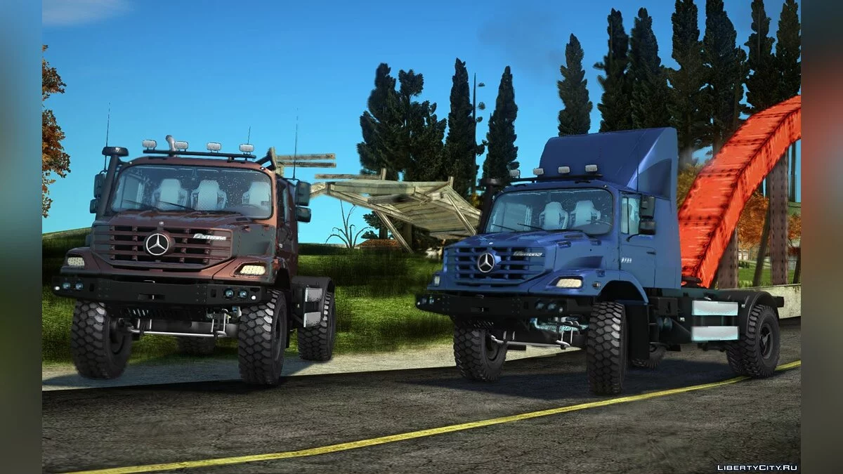 Mercedes-Benz Zetros 2733 Седельный тягач / GTA San Andreas