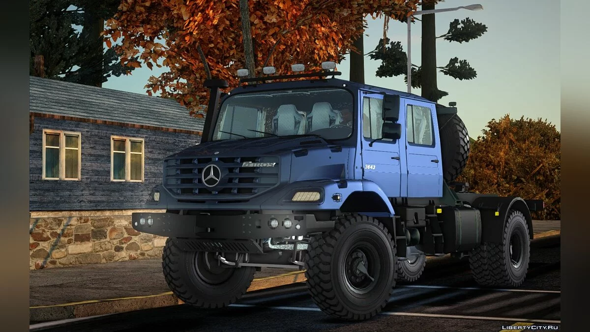 Mercedes-Benz Zetros 3643 Седельный тягач / GTA San Andreas