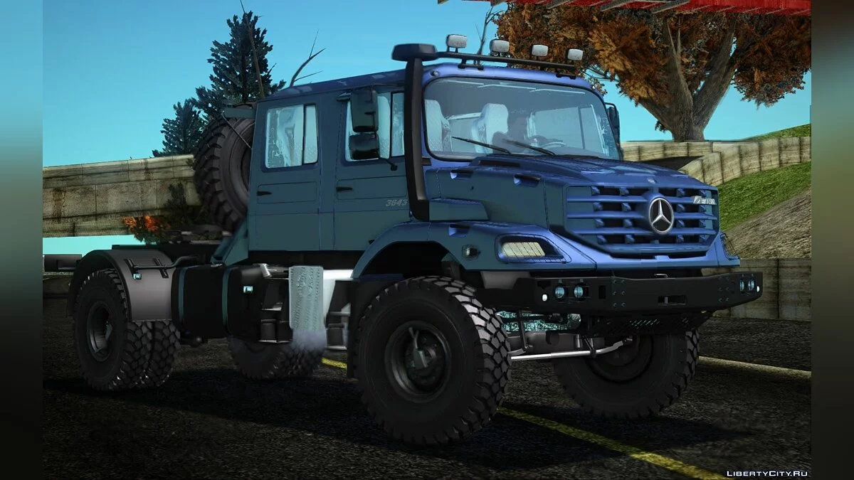 Mercedes-Benz Zetros 3643 Седельный тягач / GTA San Andreas