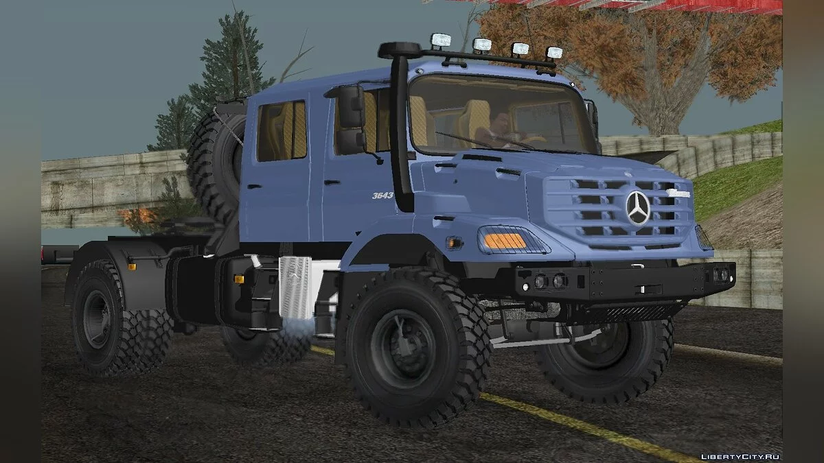 Mercedes-Benz Zetros 3643 Седельный тягач / GTA San Andreas