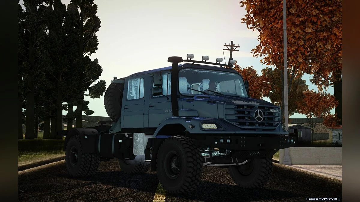 Mercedes-Benz Zetros 3643 Седельный тягач / GTA San Andreas