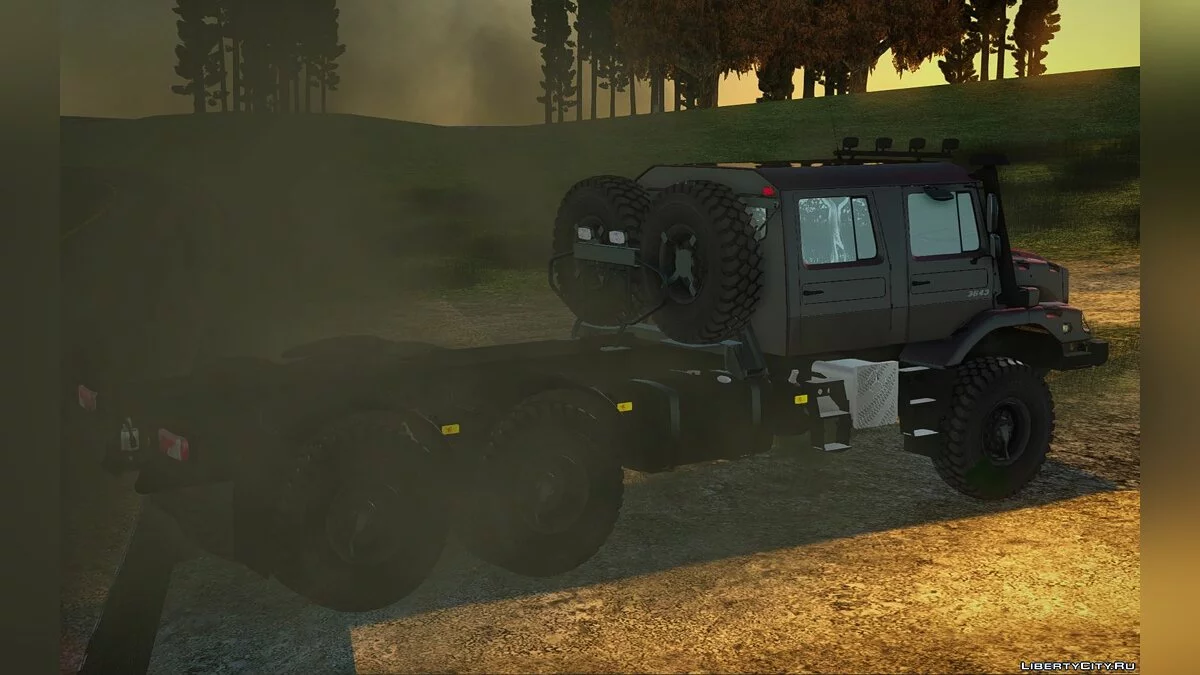 Mercedes-Benz Zetros 3643 Седельный тягач / GTA San Andreas