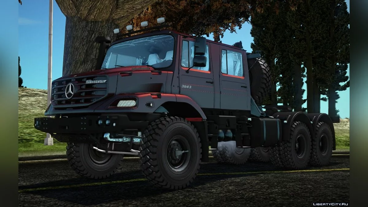 Mercedes-Benz Zetros 3643 Седельный тягач / GTA San Andreas