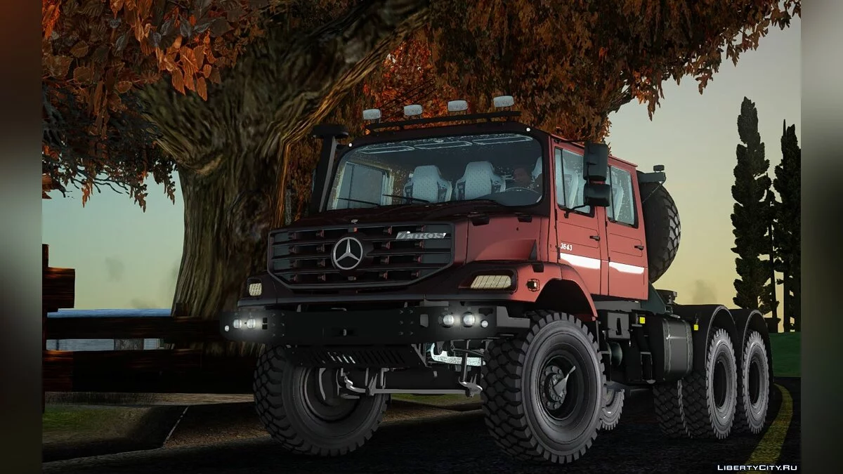 Mercedes-Benz Zetros 3643 Седельный тягач / GTA San Andreas