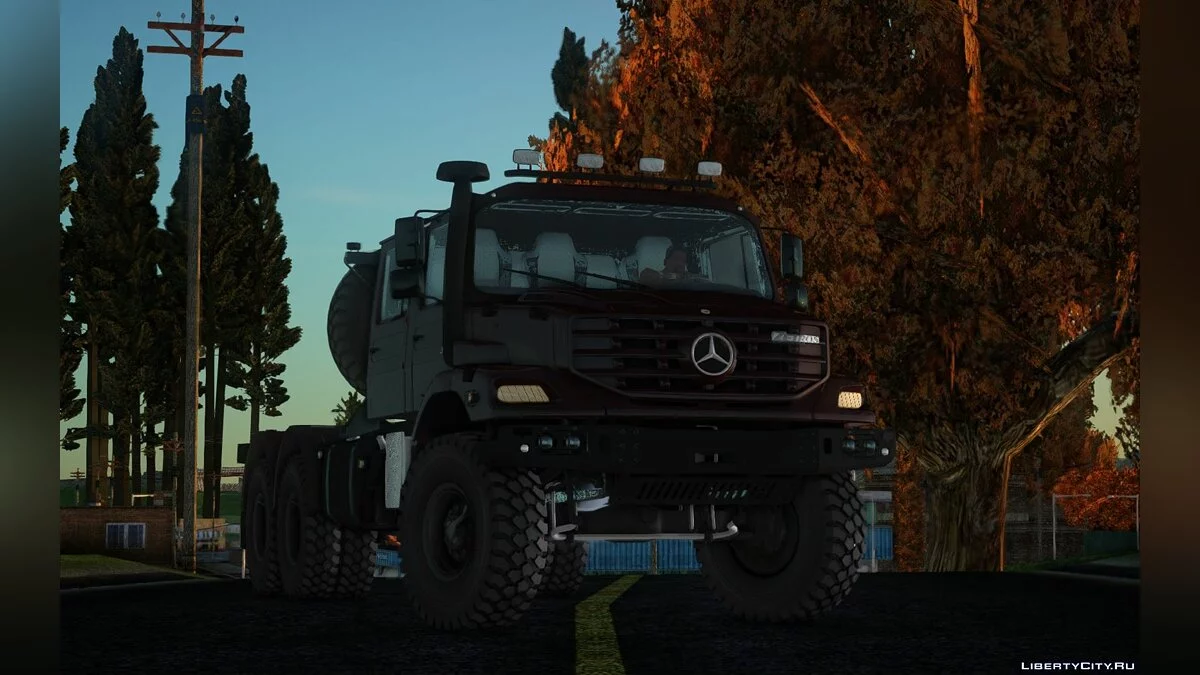 Mercedes-Benz Zetros 3643 Седельный тягач / GTA San Andreas
