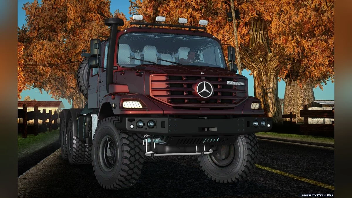 Mercedes-Benz Zetros 3643 Седельный тягач / GTA San Andreas