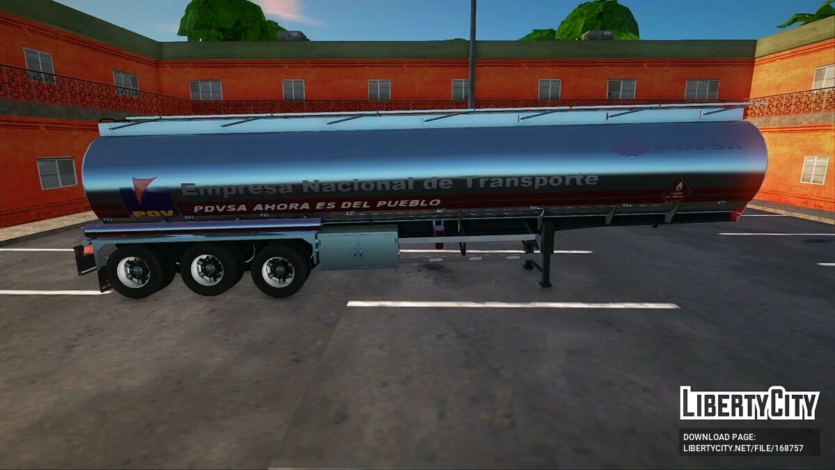 Trailer Tank Fuel PDVSA / GTA San Andreas