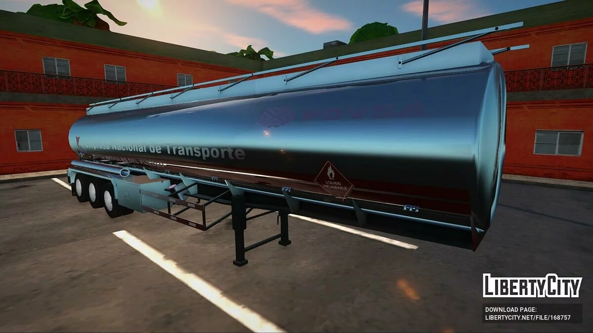 Trailer Tank Fuel PDVSA / GTA San Andreas