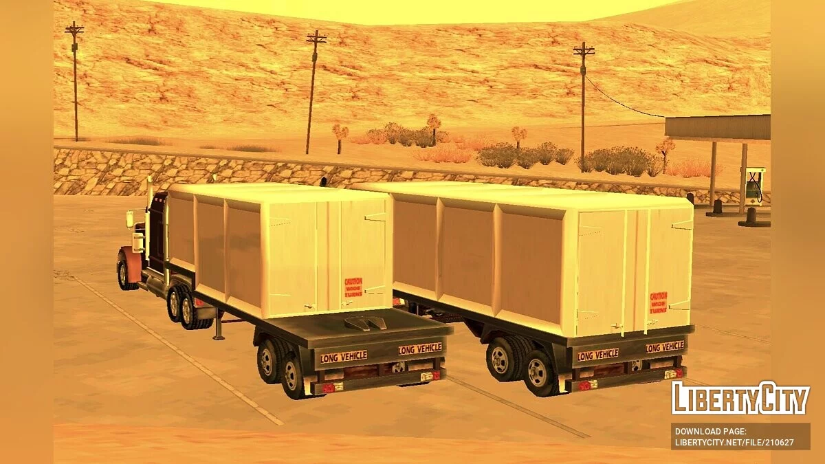 Бета прицеп от Roadtrain / GTA San Andreas