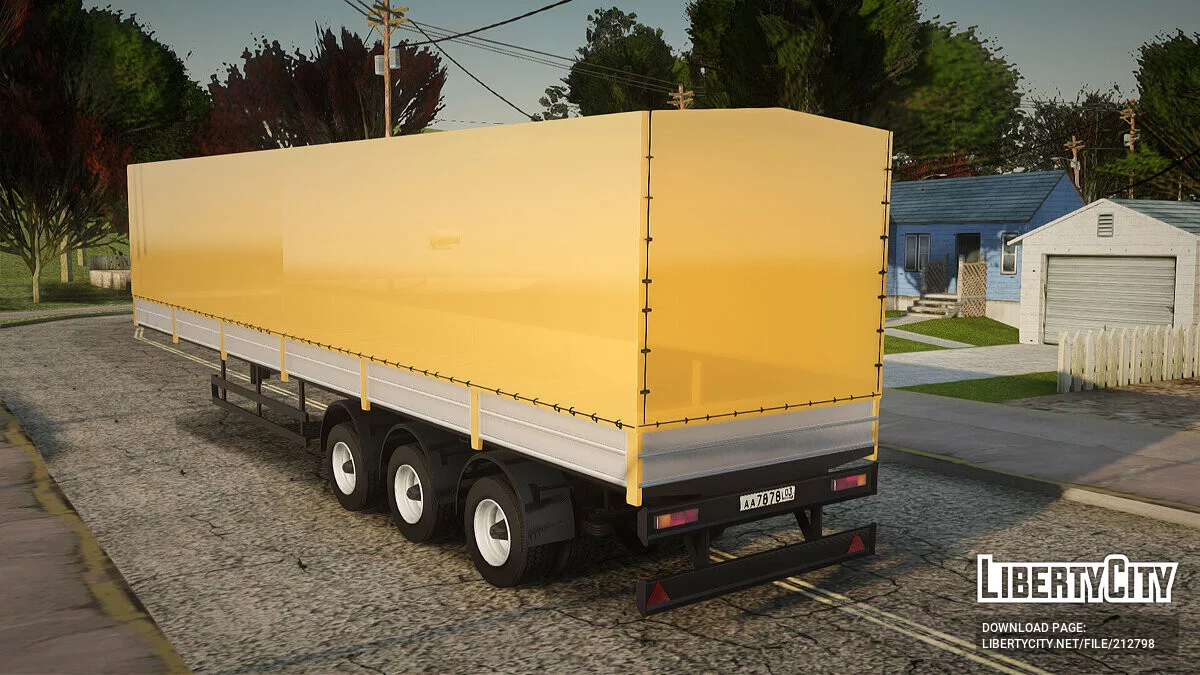 Полуприцеп НЕФАЗ-93344 / GTA San Andreas
