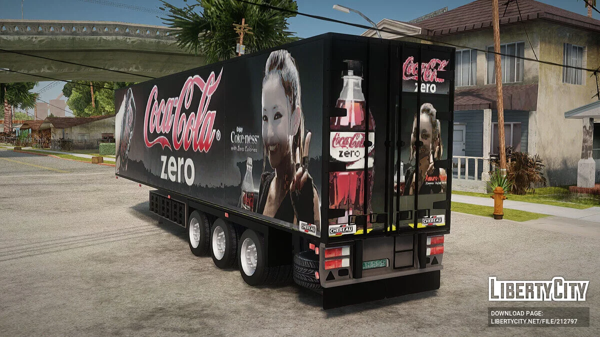 Прицеп Chereau Coca Cola Zero Truck / GTA San Andreas