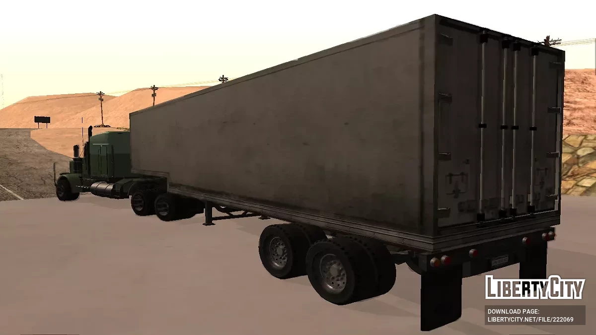 Трейлер от грузовика из GTA 4 / GTA San Andreas