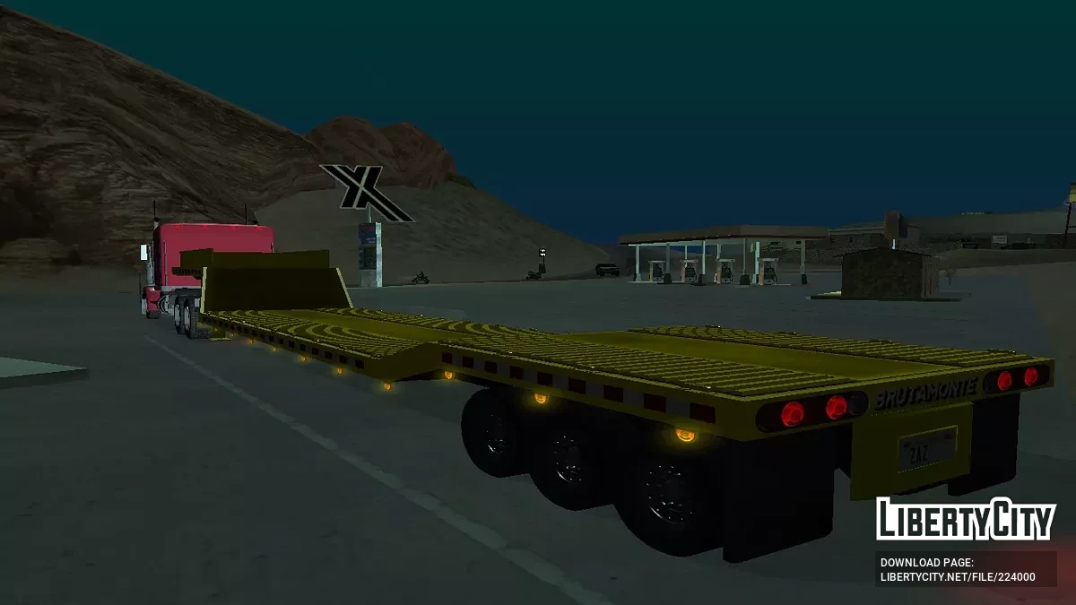Прицеп Brutamonte Lowboy / GTA San Andreas