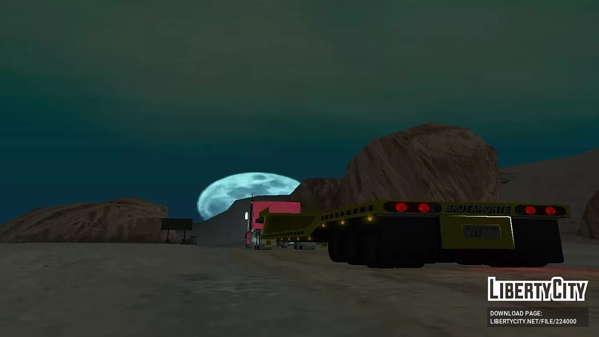 Прицеп Brutamonte Lowboy / GTA San Andreas