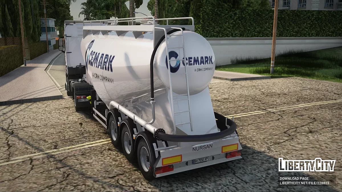 Полуприцеп-цементовоз Cemark / GTA San Andreas