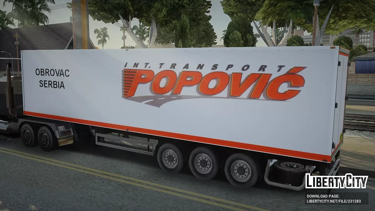 Грузовой прицеп Popović / GTA San Andreas