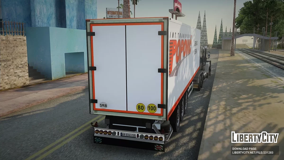 Грузовой прицеп Popović / GTA San Andreas