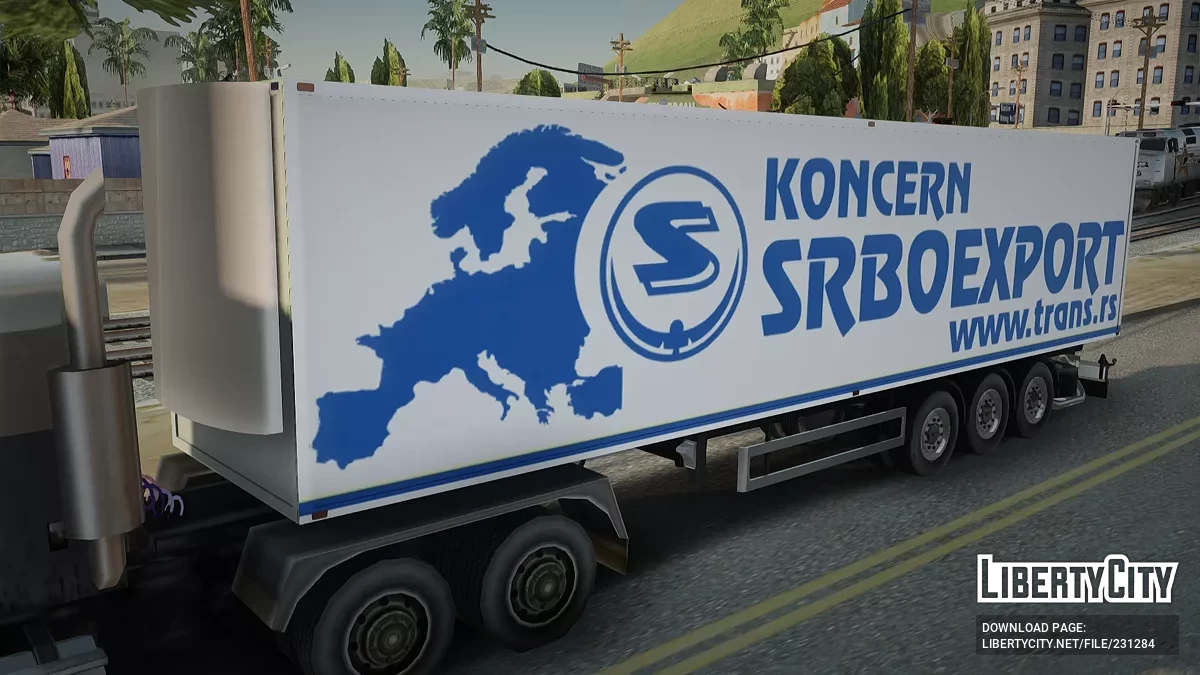 Грузовой прицеп SRBOEXPORT / GTA San Andreas