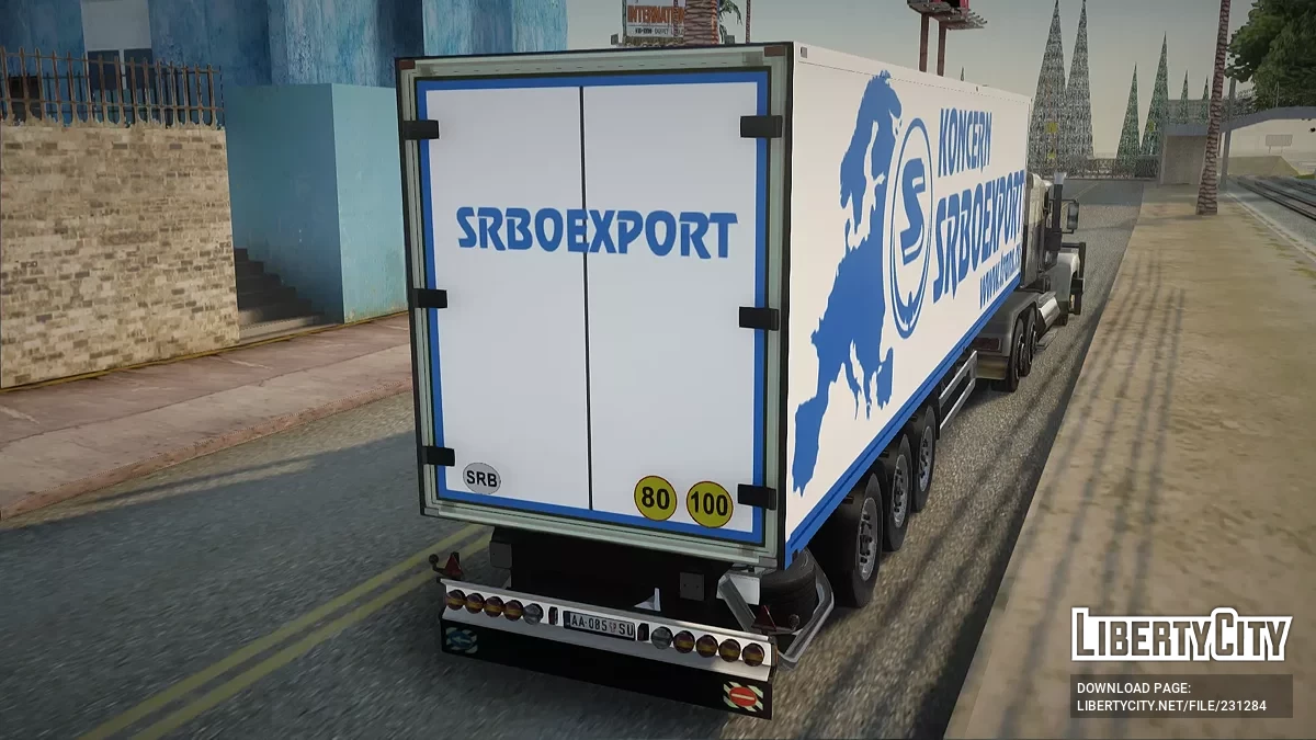 Грузовой прицеп SRBOEXPORT / GTA San Andreas