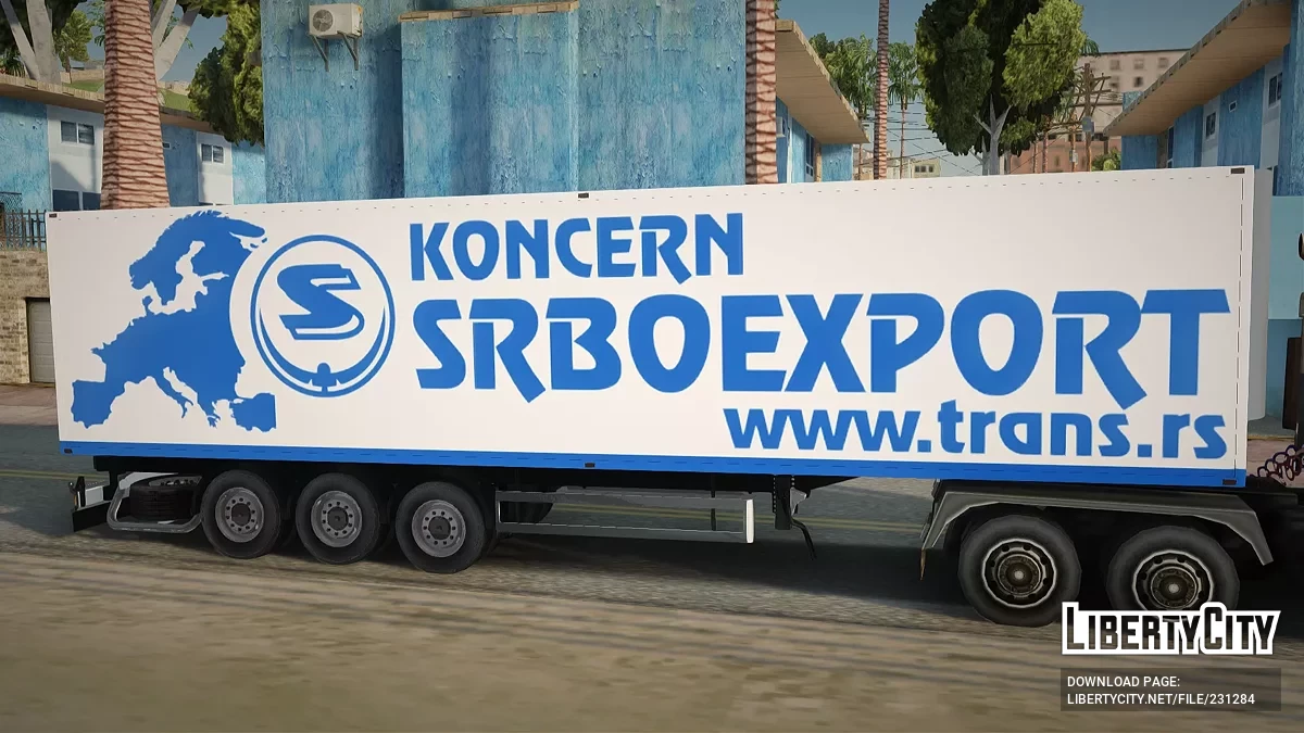 Грузовой прицеп SRBOEXPORT / GTA San Andreas