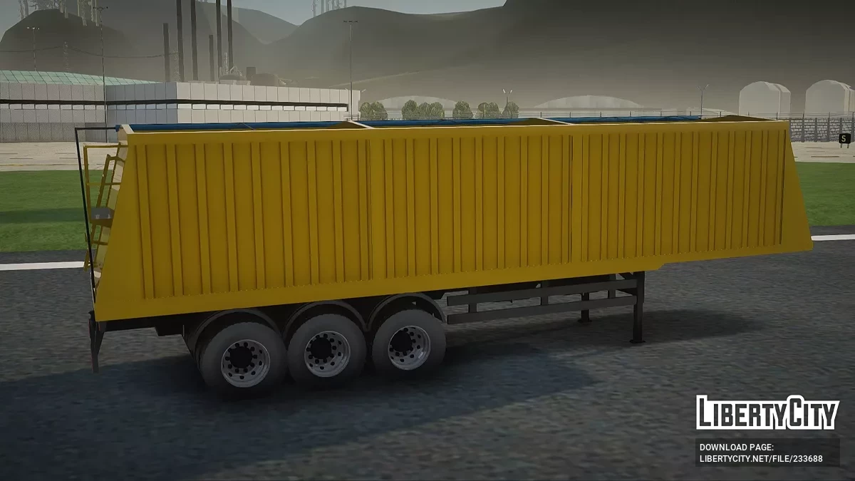 Изотермический полуприцеп-зерновоз Днестр 9357 / GTA San Andreas