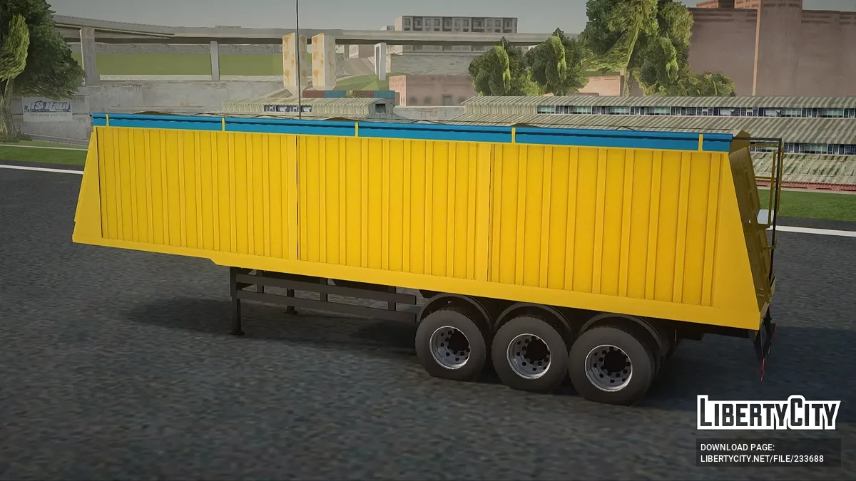 Изотермический полуприцеп-зерновоз Днестр 9357 / GTA San Andreas