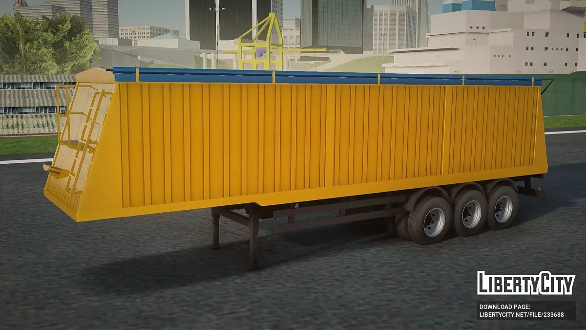 Изотермический полуприцеп-зерновоз Днестр 9357 / GTA San Andreas