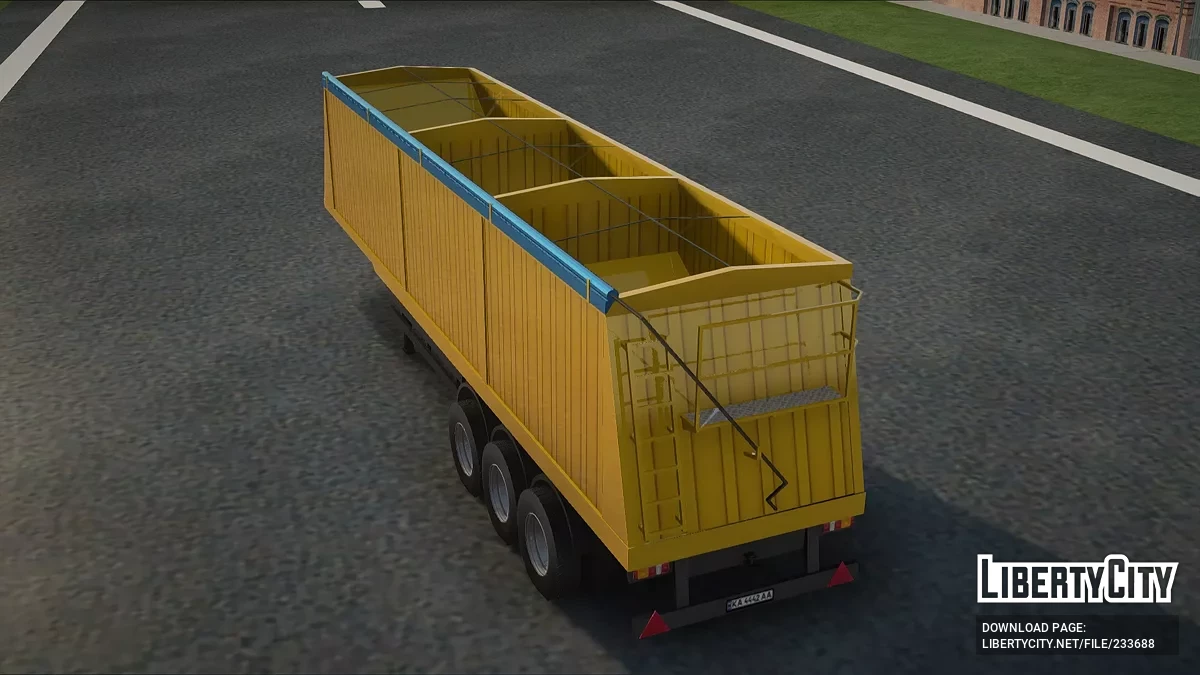 Изотермический полуприцеп-зерновоз Днестр 9357 / GTA San Andreas