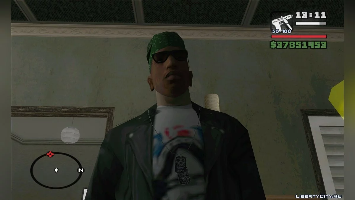 HD Жетоны 2.0 с названиями рок групп для CJ / GTA San Andreas