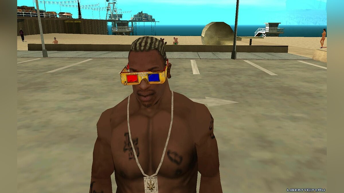 Скачать 3D очки для Карла для GTA San Andreas