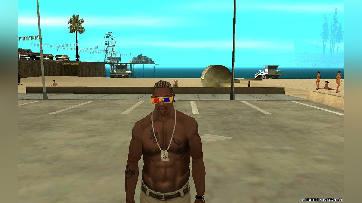 Скачать 3D очки для Карла для GTA San Andreas