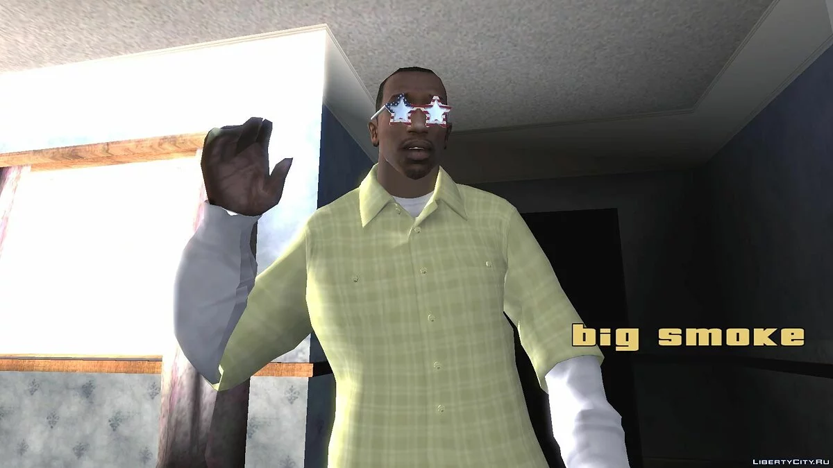 Очки для Карла из GTA Online День Независимости / GTA San Andreas