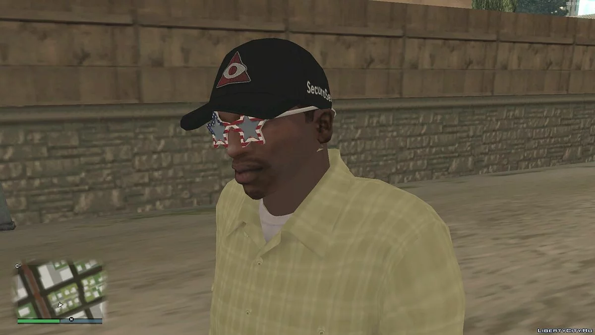 Очки для Карла из GTA Online День Независимости / GTA San Andreas