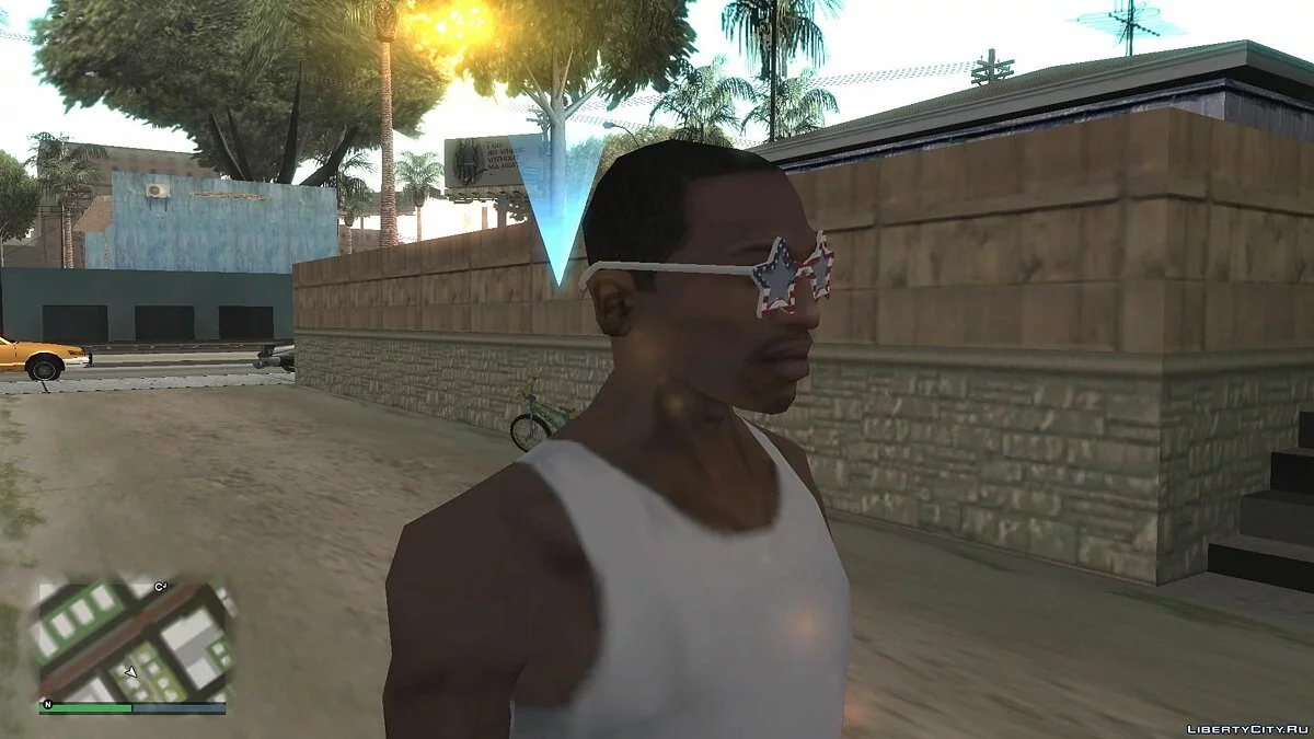 Очки для Карла из GTA Online День Независимости / GTA San Andreas