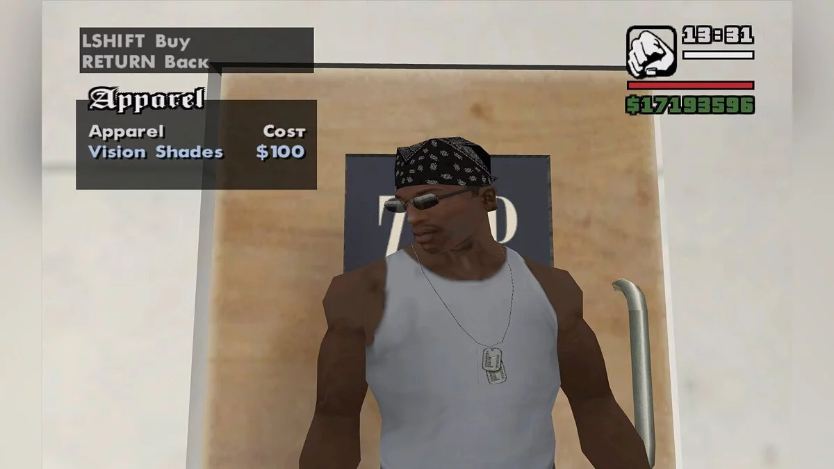 Очки Агента Смита / GTA San Andreas