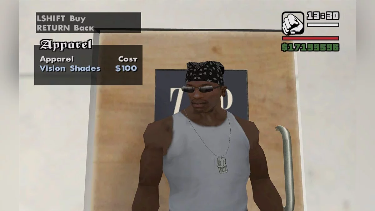 Очки Агента Смита / GTA San Andreas