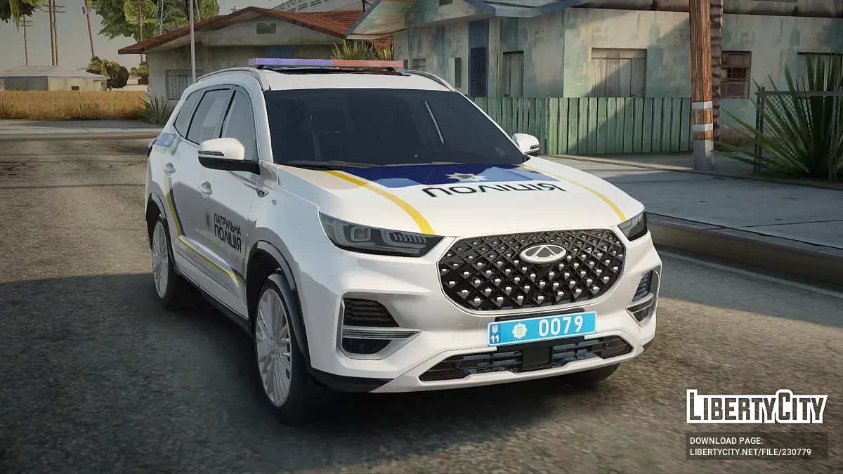 Chery Tiggo 8 Pro 2023 Полиция Украины / GTA San Andreas